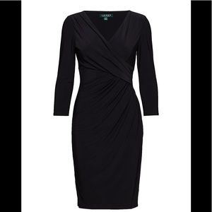 Lauren by Ralph Lauren faux wrap dress